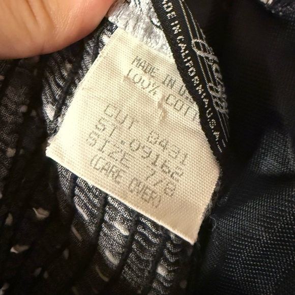 Vintage 80s Strapless Dress Polka Dot ruffle - Picture 3 of 4